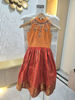 Picture of Silk lehenga and silk gown combo For 4-6Y