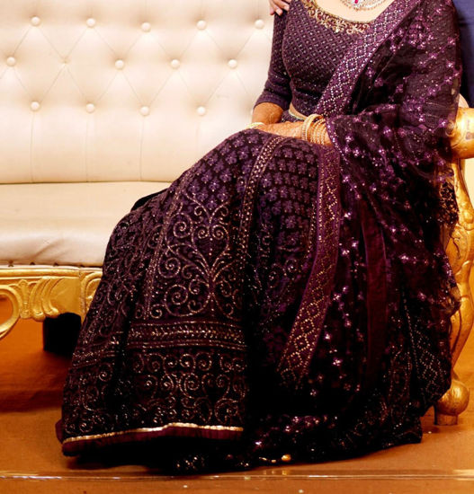 Picture of Violet Chikankari Lehenga