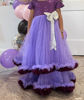 Picture of Lavender long tule dress For 6-8Y