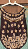 Picture of Green Brown Maggam work Frock
