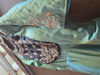 Picture of Green Brown Maggam work Frock