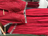 Picture of <<Priyanka@nasokulu>> Red mirror pleated lehenga