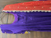Picture of Hand embroidered designer long frock with dupatta