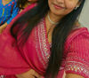 Picture of Brick Red Tissue Georgette Saree with heavy bead work all over