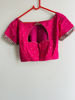 Picture of Pink mirror work Lehanga with khaddi georgette duppata