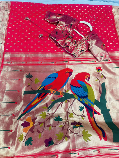 Picture of Pure Paithani Saree with blouse