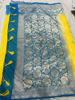 Picture of Banaras saree with 2 blouses