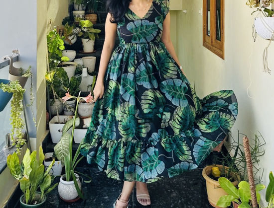 Picture of Georgette Long Frock