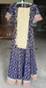 Picture of Elegant Navy Blue georgette lehenga with cream dupatta