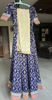 Picture of Elegant Navy Blue georgette lehenga with cream dupatta