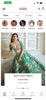 Picture of Anushree Reddy Inspired Blue Floral Lehenga