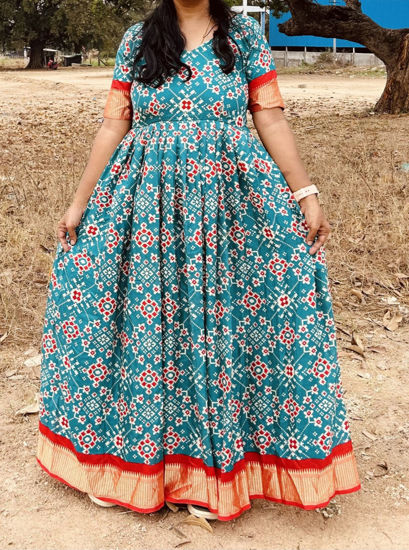 Picture of Patola silk Long Frock