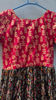 Picture of Pink and Black Pleated Long Frock