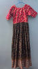 Picture of Pink and Black Pleated Long Frock