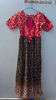Picture of Pink and Black Pleated Long Frock