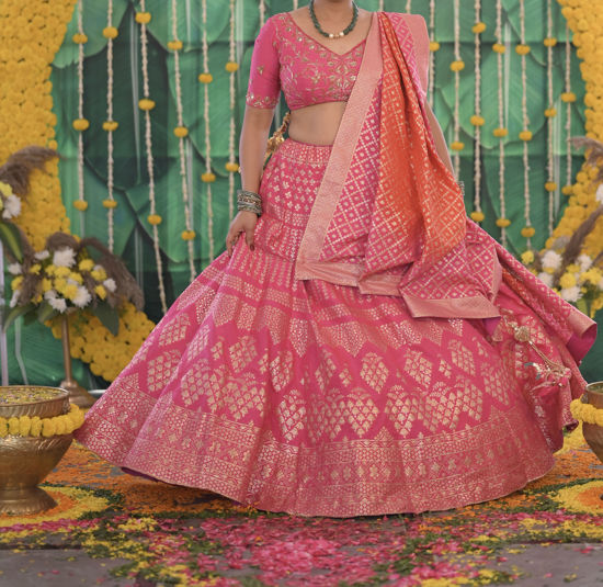 Picture of Pink Bridal Lehanga