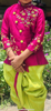 Picture of Ethinic Kurta and Doti with maggam work For 4-6Y