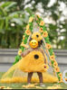 Picture of Sunflower frock with veil and headband