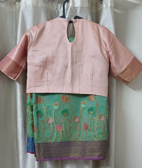 Picture of Jute silk fancy saree