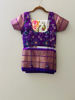 Picture of Ikkat kalamkari digital  print pattu saree