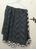 Picture of Black and white zebra🦓 partyware saree
