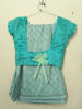 Picture of Party wear saree with multi use sequence blouse with all over cut work