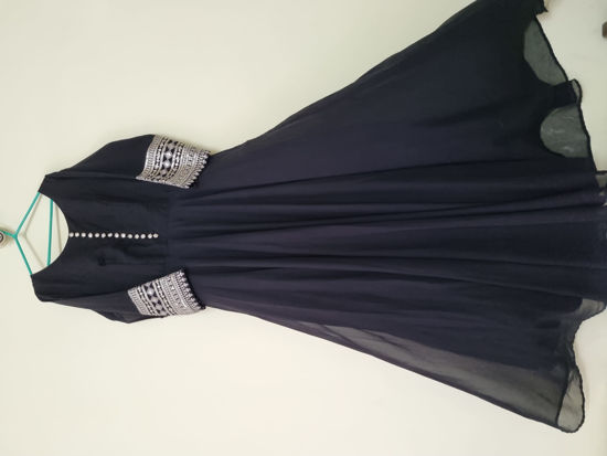 Picture of Black Georgette gown