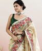 Picture of Cream tissue organza saree from sindhureddyofficial