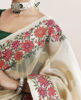 Picture of Cream tissue organza saree from sindhureddyofficial