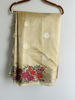 Picture of Cream tissue organza saree from sindhureddyofficial
