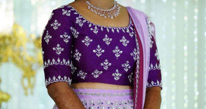 Picture of “Tasya Couture” boutique wedding reception blouse