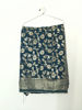 Picture of Blue Banaras saree without blouse
