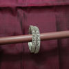Picture of Elegant Silver coated diamond look alike Bangles