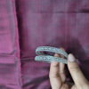Picture of Elegant Silver coated diamond look alike Bangles