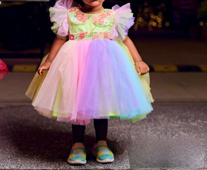 Picture of Party wear frock for 1-2 Y