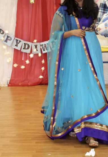 Picture of Long Dress with maggam work