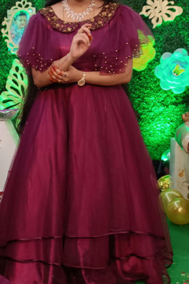 Picture of Long designer frock