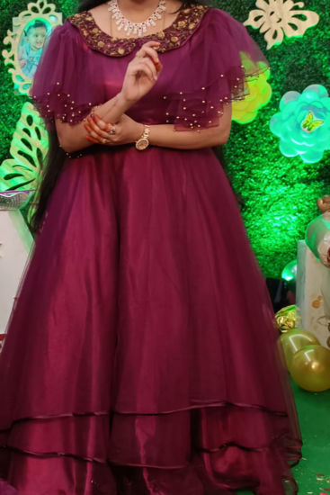 Picture of Long designer frock