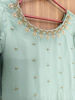 Picture of Soch pastel green long dress with Duppatta
