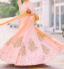 Picture of Peach long anarkali suit