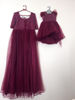 Picture of Mom and Daughter (2-3Y) Combo Frocks