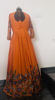 Picture of Hand painted Pen kalamkari frock and dupatta