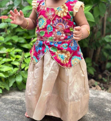 Picture of Chanderi Lehanga For 1-2Y