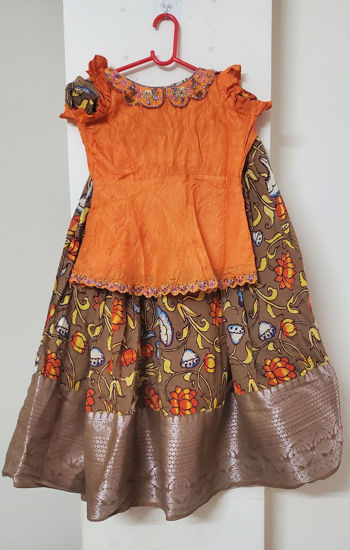 Picture of Kalmkari lehanga for 8-10Y