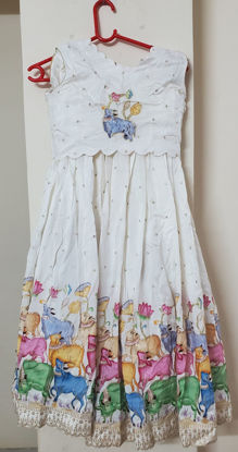 Picture of Pichwai Lehanga with scallop blouse 8-10Y