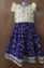 Picture of Never worn Dola silk skirt with raw silk blouse 4-5Y