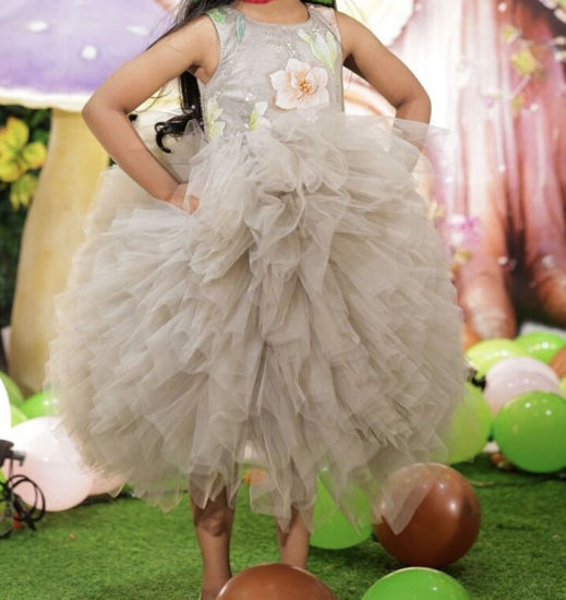 Picture of Ruffled layers frock for 6-8Y