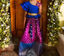 Picture of Indigo Blue top with Purple lehenga For 5-8Y