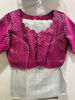 Picture of Silver tissue saree with stiched blouse