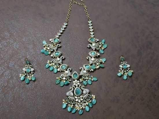 Picture of Victoria Moissanite Necklace Set